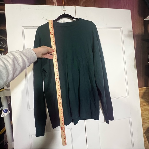 Abercrombie & Fitch Long Sleeve Sweater Ribbed Green Soft A&F Collection Size XL - Picture 3 of 6